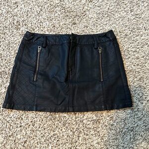 American Eagle Vegan Leather Mini Skirt